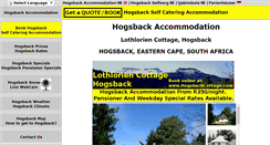 Desktop Screenshot of hogsbackcottage.com